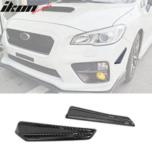 Load image into Gallery viewer, 2015-2021 Subaru WRX STI Style Front Bumper Canards Carbon Fiber Vents