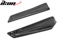 Load image into Gallery viewer, 2015-2021 Subaru WRX STI Style Front Bumper Canards Carbon Fiber Vents