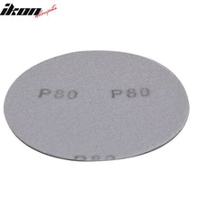 Load image into Gallery viewer, 10PCS Wet Dry 5in No Hole Sand Paper Disc 80 Grit Repair Sandpaper