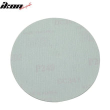 Load image into Gallery viewer, 10PCS Disc 240 Grit 5 PSA Green Auto Sanding Paper Sheets Sand Velcro