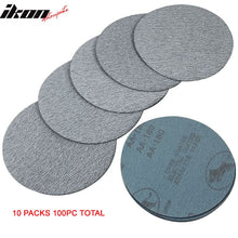 Load image into Gallery viewer, 100PC 5in 127mm 180 Grit Auto Sanding Disc Sandpaper Sheets Sand Paper