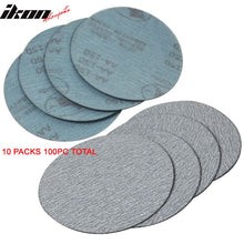 Load image into Gallery viewer, 100PC 5in 127mm 150 Grit Auto Sanding Disc Sandpaper Sheets Sand Paper