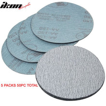 Load image into Gallery viewer, 50PC 5in 127mm 150 Grit Auto Sanding Disc Sandpaper Sheets Sand Paper