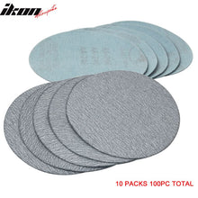 Load image into Gallery viewer, 100PC 5in 127mm 240 Grit Auto Sanding Disc Sandpaper Sheets Sand Paper