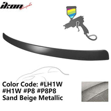 Load image into Gallery viewer, 2009-2014 Audi A4 Quattro B8 Sedan 4Door Painted ABS Rear Roof Spoiler