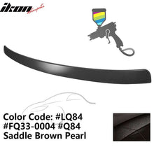 Load image into Gallery viewer, 2009-2014 Audi A4 Quattro B8 Sedan 4Door Painted ABS Rear Roof Spoiler