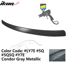 Load image into Gallery viewer, 2009-2014 Audi A4 Quattro B8 Sedan 4Door Painted ABS Rear Roof Spoiler