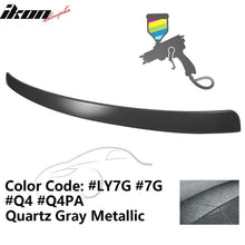 Load image into Gallery viewer, 2009-2014 Audi A4 Quattro B8 Sedan 4Door Painted ABS Rear Roof Spoiler
