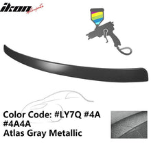 Load image into Gallery viewer, 2009-2014 Audi A4 Quattro B8 Sedan 4Door Painted ABS Rear Roof Spoiler