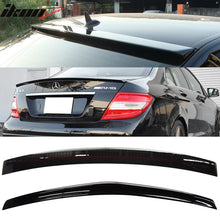 Load image into Gallery viewer, 2010-2016 Benz W212 #040 Black AMG Style Trunk &amp; OE Roof Spoiler ABS