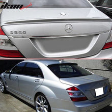 Load image into Gallery viewer, Fits 07-13 W221 Trunk Spoiler &amp; Roof Wing #775 Iridium Silver Metallic