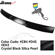 Load image into Gallery viewer, 2015-2021 Subaru WRX V Style Crystal Black Silica Roof Spoiler ABS