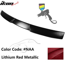 Load image into Gallery viewer, 2015-2021 Subaru WRX V Style Lithium Red Metallic Roof Spoiler ABS
