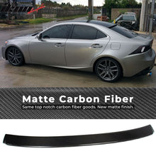 Load image into Gallery viewer, 2014-2020 Lexus IS250 IS350 IKON Style Roof Spoiler Carbon Fiber