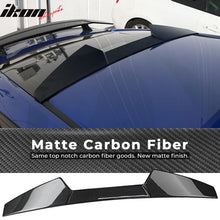 Load image into Gallery viewer, 2016-2020 Honda Civic X 10th Coupe V Style Roof Spoiler Carbon Fiber