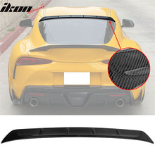 Load image into Gallery viewer, 2020-2025 Toyota GR Supra Roof Spoiler Carbon Fiber Rear Window Visor