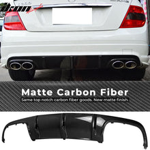 Load image into Gallery viewer, 2008-2011 Benz C Class W204 C63 AMG Rear Diffuser Carbon Fiber