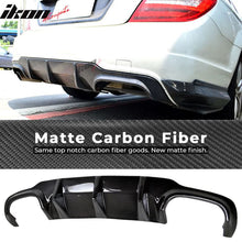 Load image into Gallery viewer, 2012-2014 Benz C-Class W204 LCI Rear Lip Diffuser Carbon Fiber