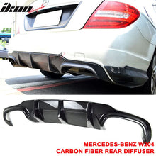 Load image into Gallery viewer, 2012-2014 Benz C-Class W204 LCI Rear Lip Diffuser Carbon Fiber