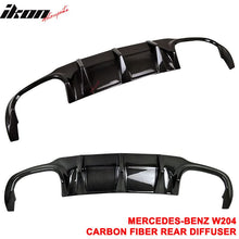 Load image into Gallery viewer, 2012-2014 Benz C-Class W204 LCI Rear Lip Diffuser Carbon Fiber