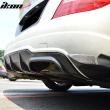Load image into Gallery viewer, 2012-2015 Mercedes Benz C204 LCI Sport Rear Bumper Diffuser Lip ABS
