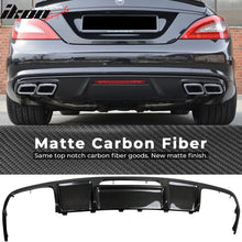Load image into Gallery viewer, 2011-2017 Benz CLS Class W218 Rear Bumper Lip Diffuser Carbon Fiber