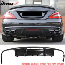 Load image into Gallery viewer, 2011-2017 Benz CLS Class W218 Rear Bumper Lip Diffuser Carbon Fiber