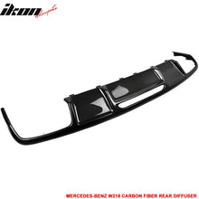 Load image into Gallery viewer, 2011-2017 Benz CLS Class W218 Rear Bumper Lip Diffuser Carbon Fiber