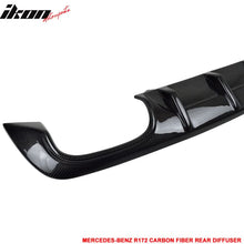 Load image into Gallery viewer, 2011-2016 Benz SLK Class R172 Rear Bumper Lip Diffuser Carbon Fiber