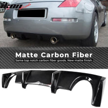 Load image into Gallery viewer, 2003-2009 Nissan 350Z Z33 Rear Bumper Lip Diffuser Carbon Fiber