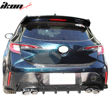 Load image into Gallery viewer, 2019-2022 Toyota Corolla 5DR Rear Lip Diffuser Aprons Muffler Tip ABS