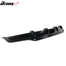 Load image into Gallery viewer, 2017-2023 Tesla Model 3 Rear Bumper Diffuser V Style #PBSB Black