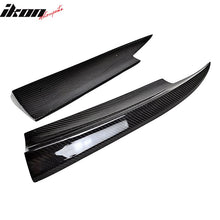 Load image into Gallery viewer, 2014-2016 Benz W117 CLA-Class Rear Bumper Side Aprons Carbon Fiber Cap