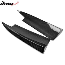 Load image into Gallery viewer, 2014-2016 Benz W117 CLA-Class Rear Bumper Side Aprons Carbon Fiber Cap