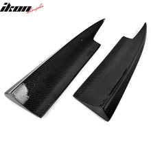 Load image into Gallery viewer, 2014-2016 Benz W117 CLA-Class Rear Bumper Side Aprons Carbon Fiber Cap