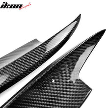 Load image into Gallery viewer, 2014-2016 Benz W117 CLA-Class Rear Bumper Side Aprons Carbon Fiber Cap