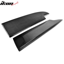 Load image into Gallery viewer, 2014-2016 Benz W117 CLA-Class Rear Bumper Side Aprons Carbon Fiber Cap