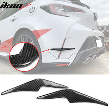 Load image into Gallery viewer, 2019-2022 Toyota Corolla 5DR TRD Style Carbon Fiber Rear Bumper Aprons
