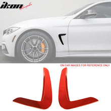 Load image into Gallery viewer, 2014-2016 BMW 4-Series F32 F33 F36 Painted #Red Side Fender Air Vent