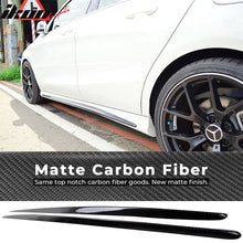 Load image into Gallery viewer, 2014-2018 Benz CLA-Class C117 Carbon Fiber CF Side Skirts Cover