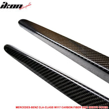 Load image into Gallery viewer, 2014-2018 Benz CLA-Class C117 Carbon Fiber CF Side Skirts Cover