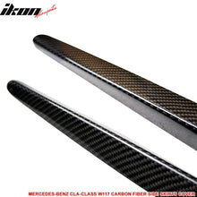 Load image into Gallery viewer, 2014-2018 Benz CLA-Class C117 Carbon Fiber CF Side Skirts Cover