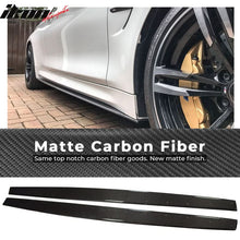 Load image into Gallery viewer, 2015-2020 BMW 4-Serie F82 2DR F83 Convertible M4 Carbon CF Side Skirt