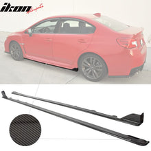 Load image into Gallery viewer, 2015-2021 WRX STI Sedan Carbon Fiber CF Side Skirts Extension
