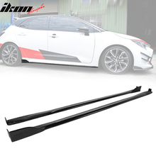 Load image into Gallery viewer, 2019-2025 Toyota Corolla E210 T Style Matte Black Side Skirts ABS
