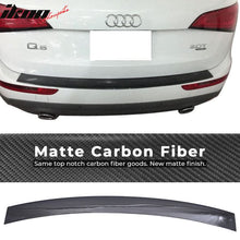 Load image into Gallery viewer, 2010-2015 Audi Q5 S Line Carbon  CF Rear Bumper Sill Plate Trim Cover