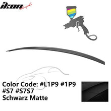 Load image into Gallery viewer, 2009-2014 Audi A4 Quattro B8 4Door Painted ABS Trunk Spoiler Wing