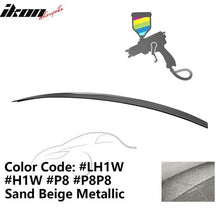 Load image into Gallery viewer, 2009-2014 Audi A4 Quattro B8 4Door Painted ABS Trunk Spoiler Wing