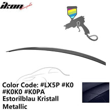 Load image into Gallery viewer, 2009-2014 Audi A4 Quattro B8 4Door Painted ABS Trunk Spoiler Wing