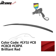 Load image into Gallery viewer, 2009-2014 Audi A4 Quattro B8 4Door Painted ABS Trunk Spoiler Wing